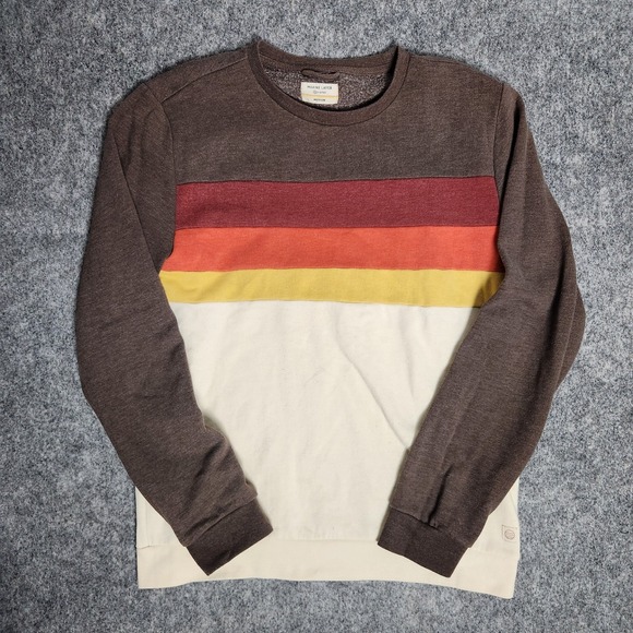Marine Layer Other - Marine Layer Shirt Men M Multicolor Stripe Organic Cotton Pullover Crewneck